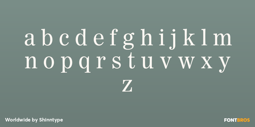 Worldwide Font Poster #1