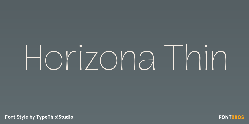 Horizona Thin Poster