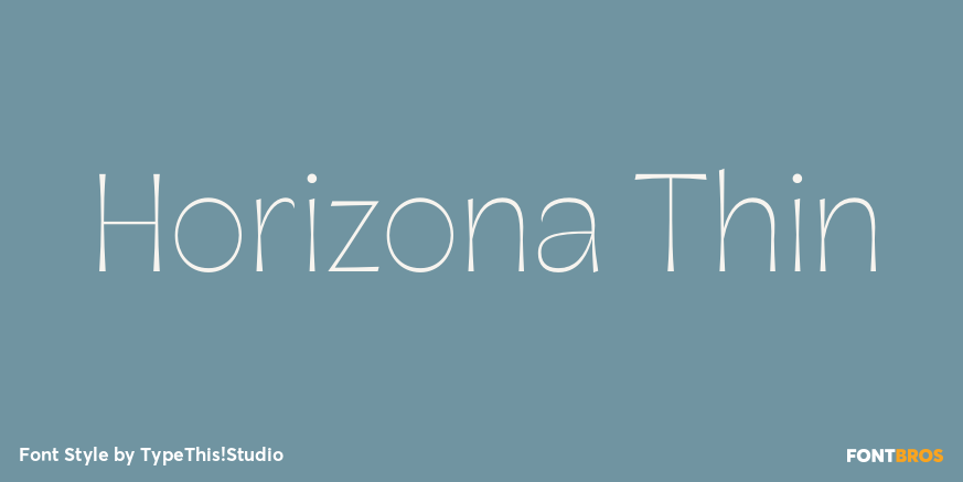 Horizona Thin Poster