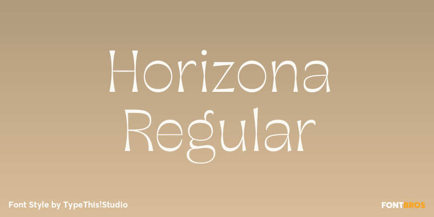 Horizona Regular Poster