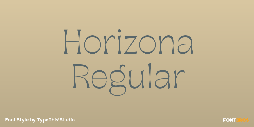Horizona Regular Poster