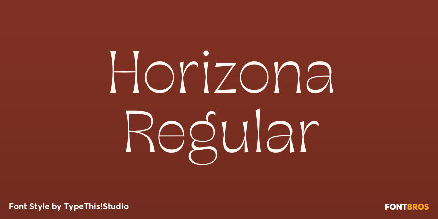 Horizona Regular Poster