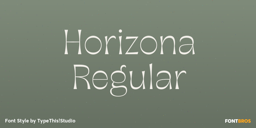 Horizona Regular Poster