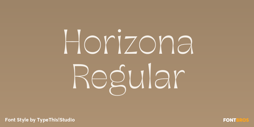 Horizona Regular Poster