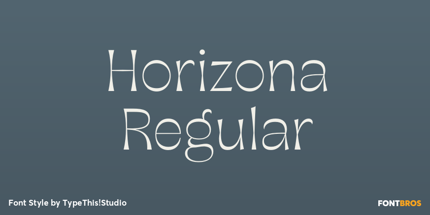 Horizona Regular Poster