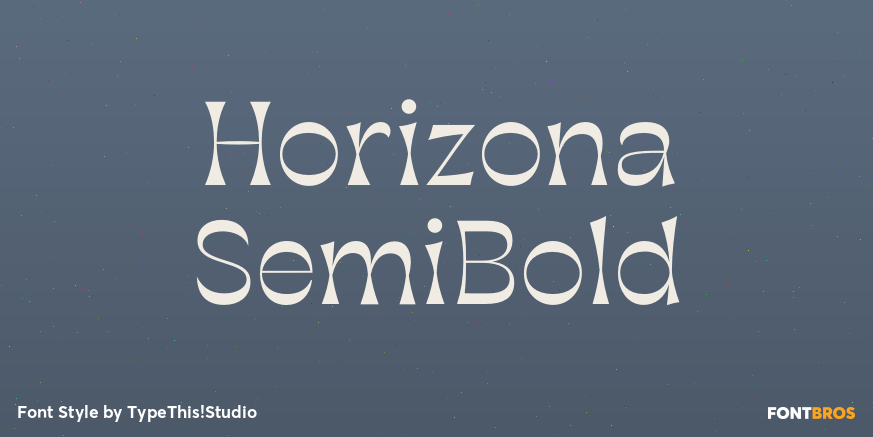 Horizona SemiBold Poster