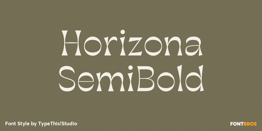Horizona SemiBold Poster