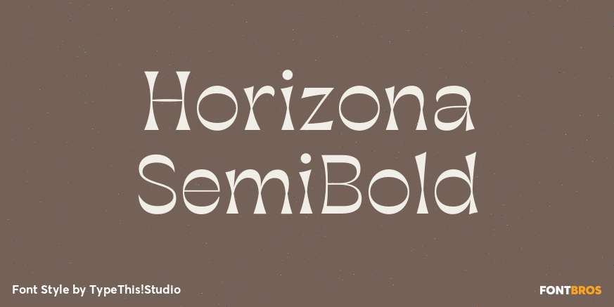Horizona SemiBold Poster