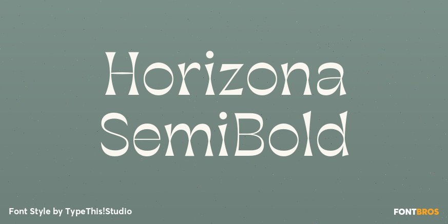 Horizona SemiBold Poster