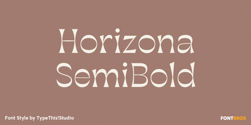 Horizona SemiBold Poster