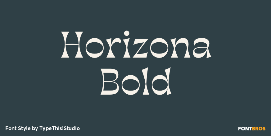 Horizona Bold Poster