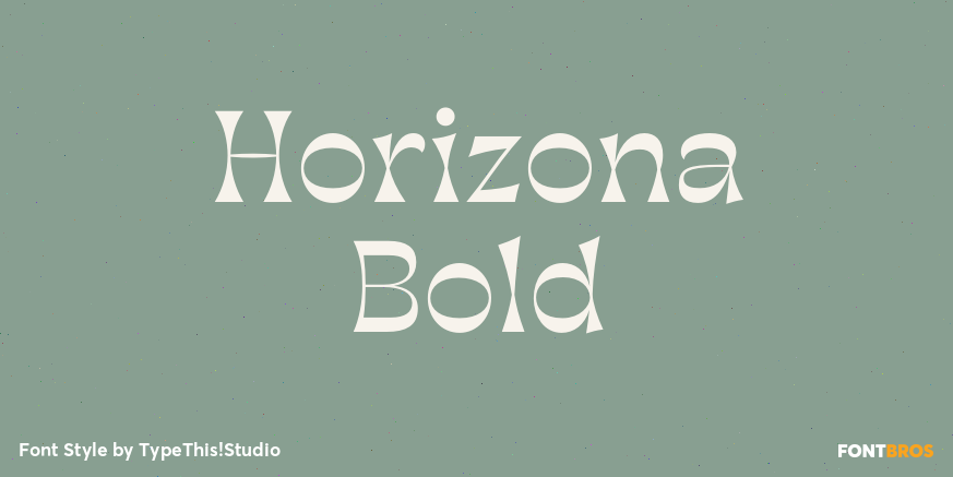 Horizona Bold Poster