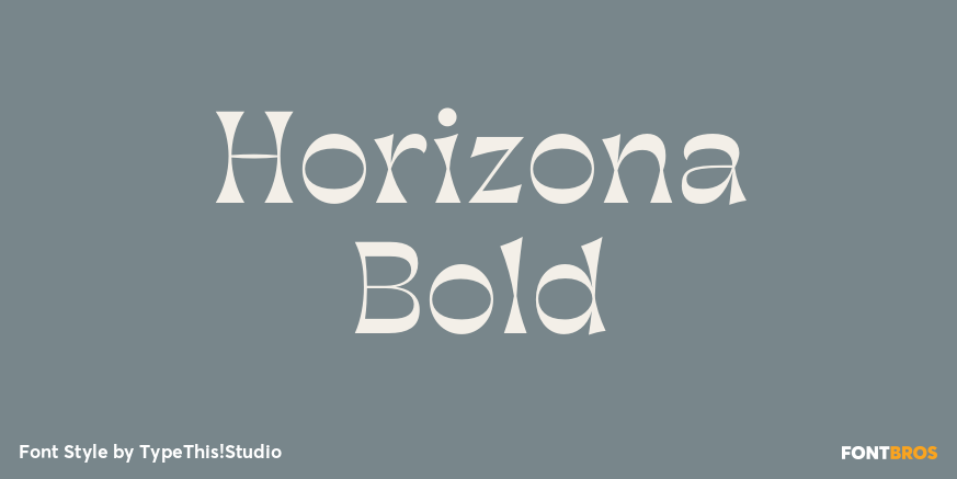 Horizona Bold Poster
