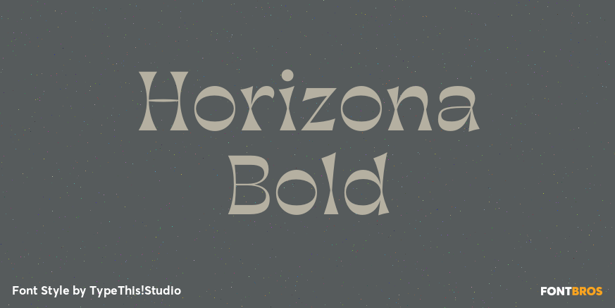 Horizona Bold Poster