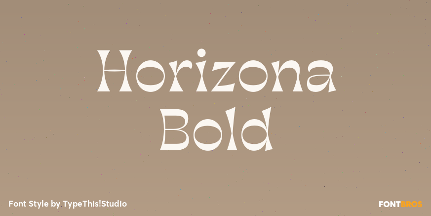 Horizona Bold Poster