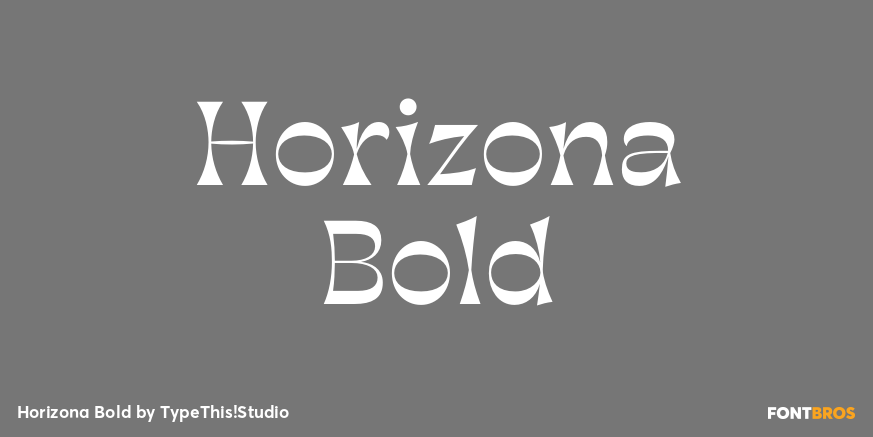 Horizona Bold Poster