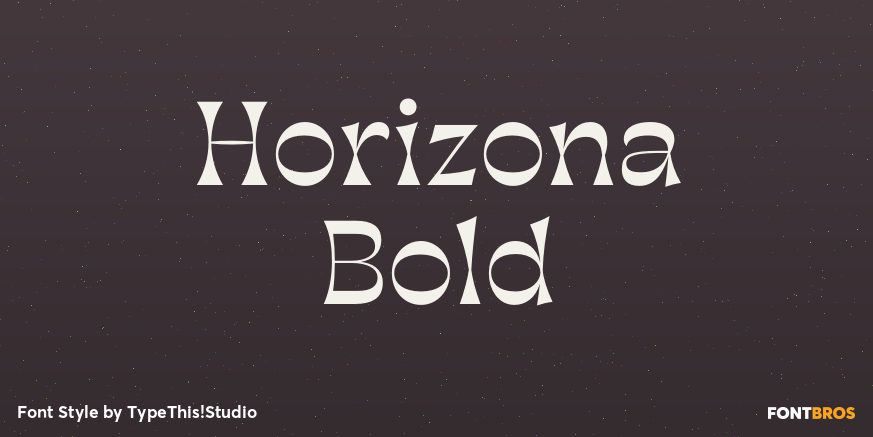 Horizona Bold Poster