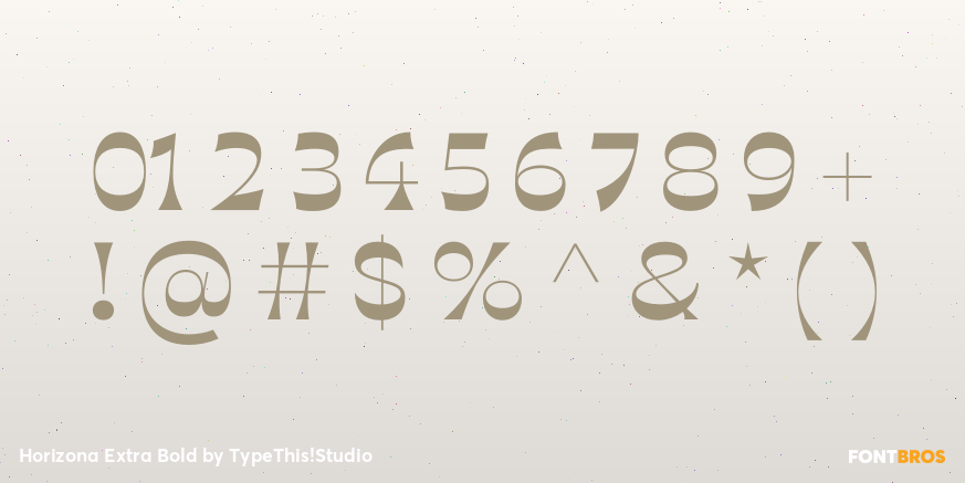 Horizona Extra Bold Font Poster #4