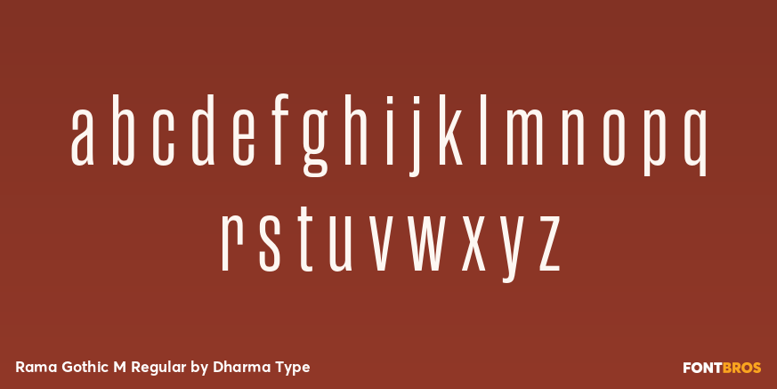Rama Gothic M Regular Font Poster #3