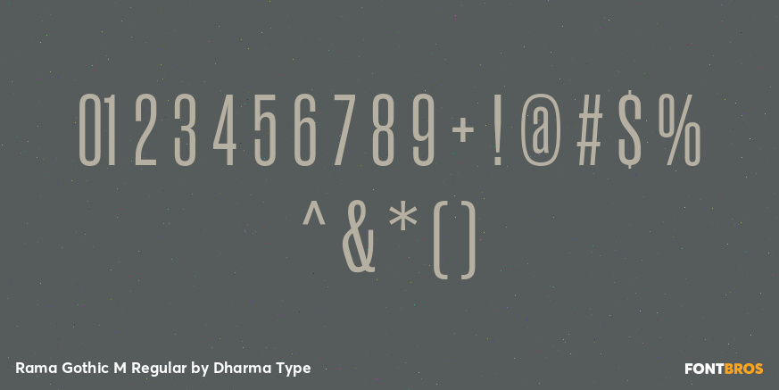 Rama Gothic M Regular Font Poster #4