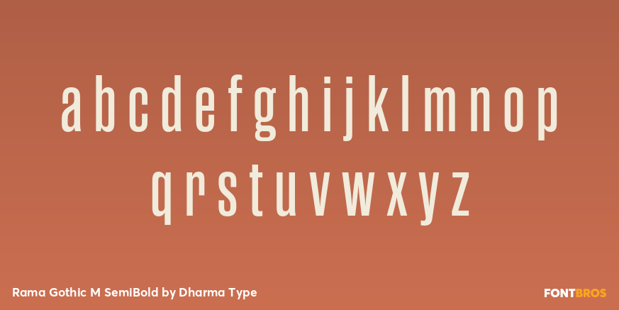 Rama Gothic M SemiBold Font Poster #3
