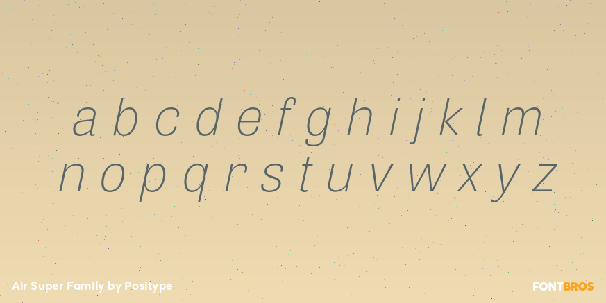 Air Super Family Font Poster #1