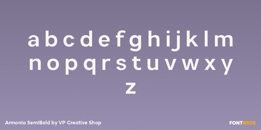 Armonia SemiBold Font Poster #3