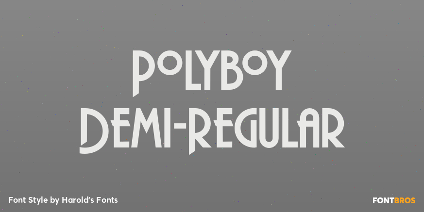 Polyboy Demi-Regular Poster