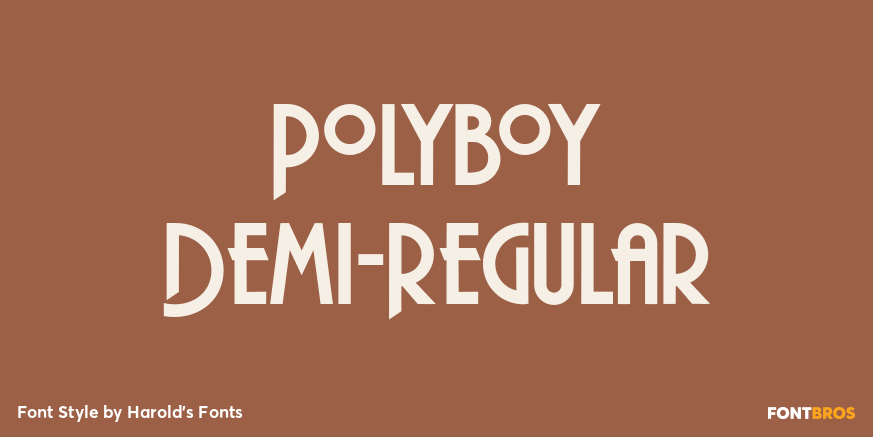 Polyboy Demi-Regular Poster