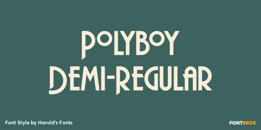 Polyboy Demi-Regular Poster