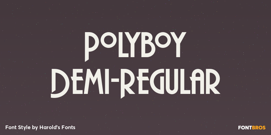 Polyboy Demi-Regular Poster