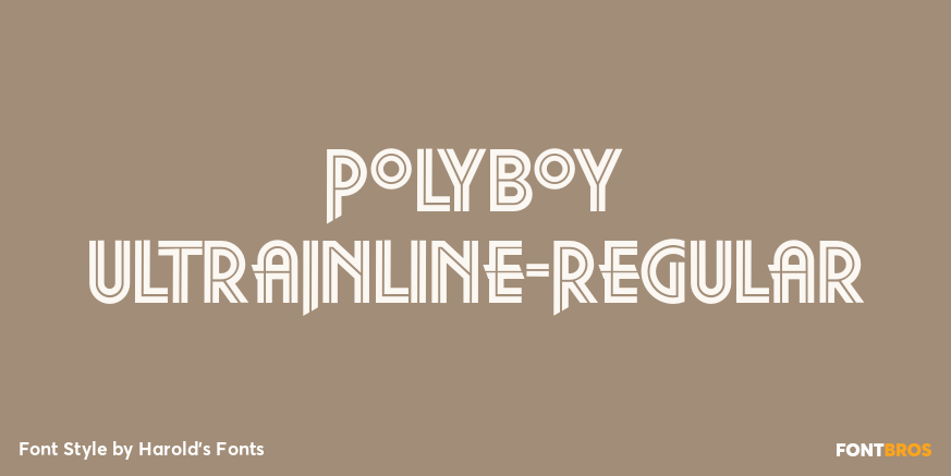 Polyboy UltraInline-Regular Poster