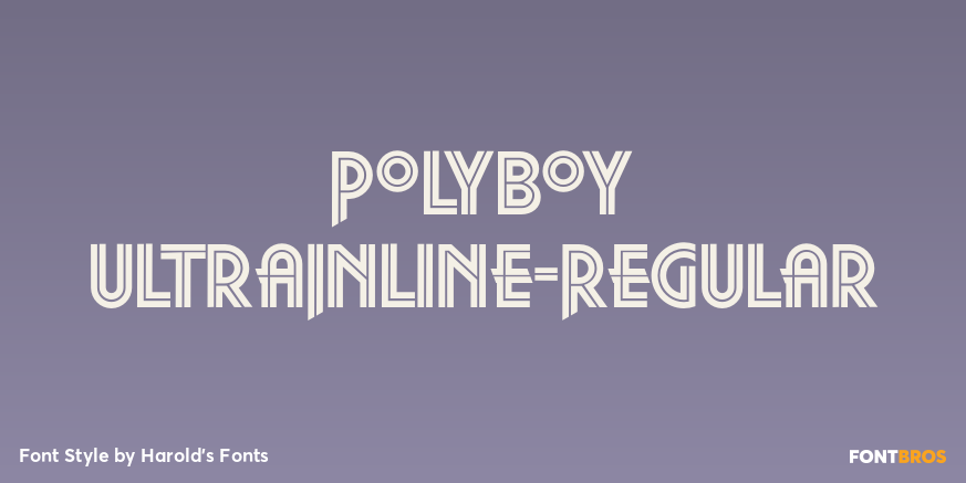 Polyboy UltraInline-Regular Poster