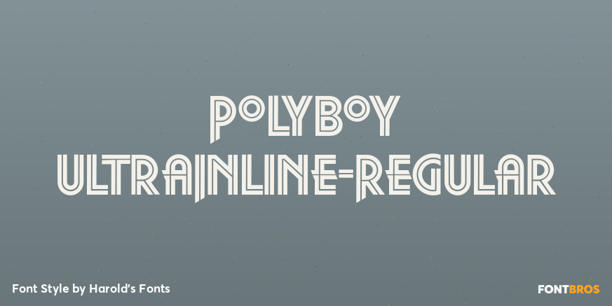 Polyboy UltraInline-Regular Poster