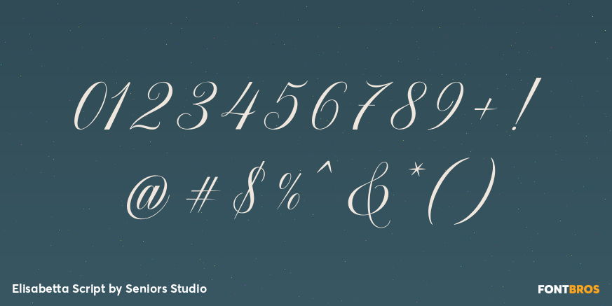 Elisabetta Script Font Poster #1
