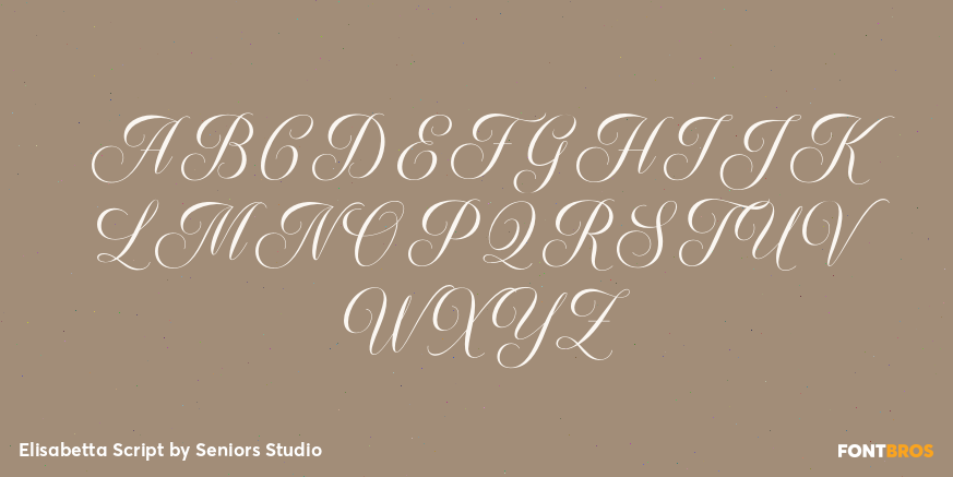 Elisabetta Script Font Poster #2