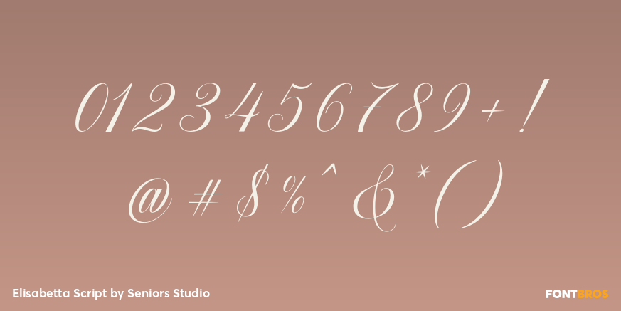 Elisabetta Script Font Poster #4