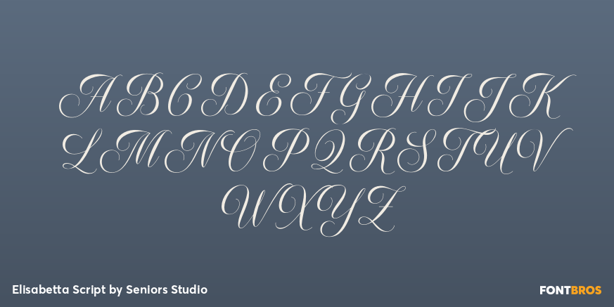 Elisabetta Script Font Poster #1