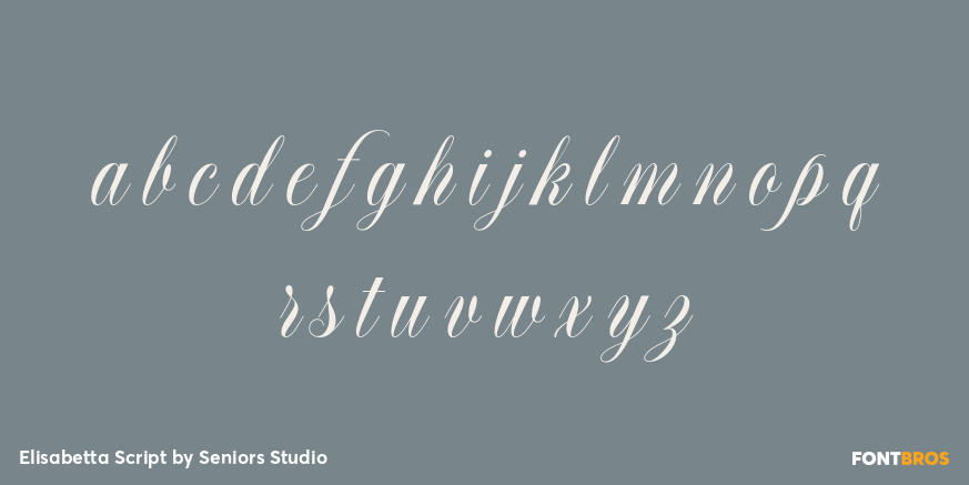 Elisabetta Script Font Poster #1