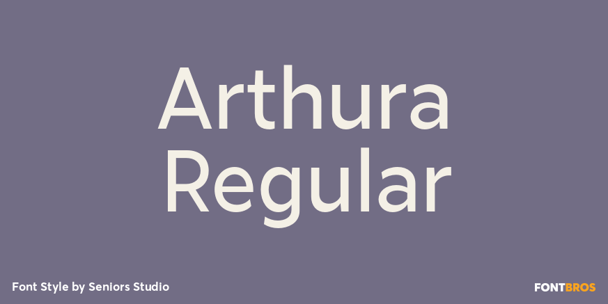 Arthura Regular Font Poster #1