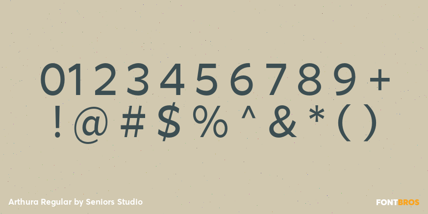 Arthura Regular Font Poster #1