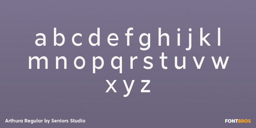 Arthura Regular Font Poster #1