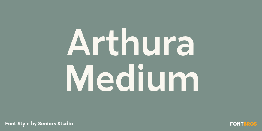 Arthura Medium Font Poster #1