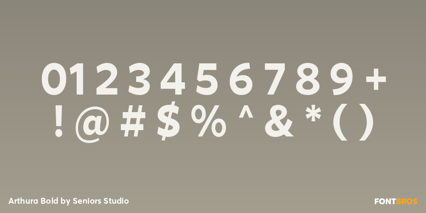 Arthura Bold Font Poster #1