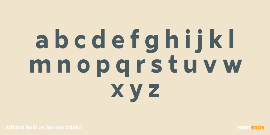 Arthura Bold Font Poster #1