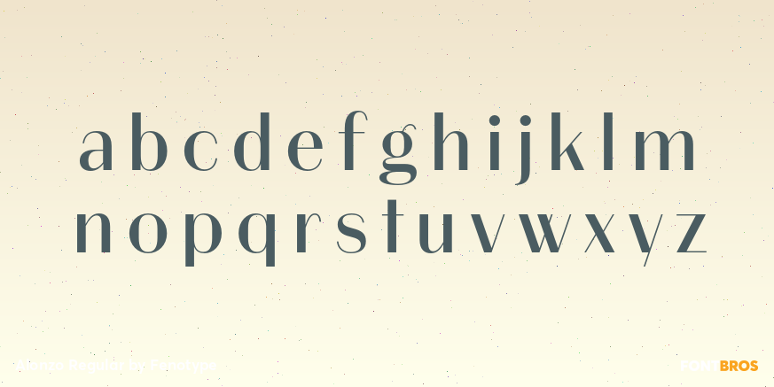 Alonzo Regular Font Poster #1