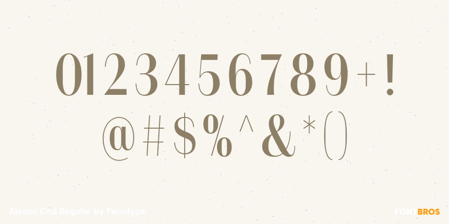 Alonzo Cnd Regular Font Poster #4