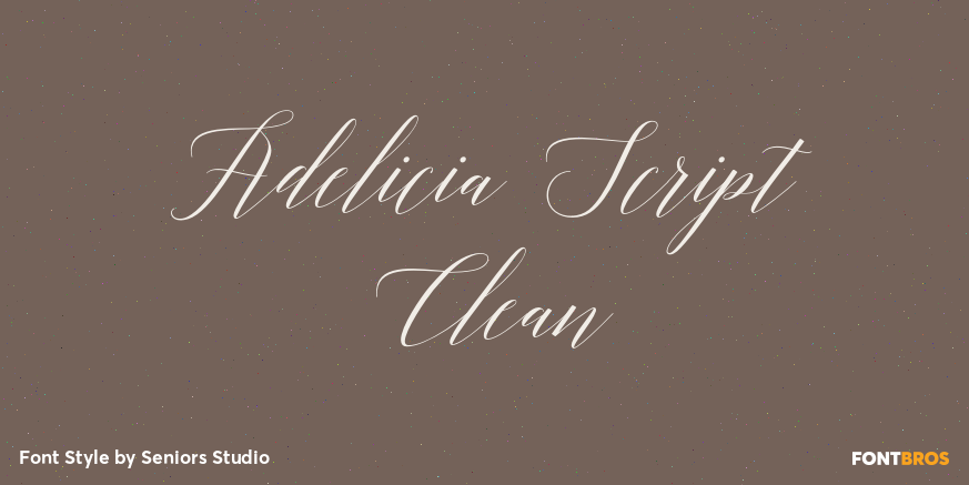 Adelicia Script Clean Poster