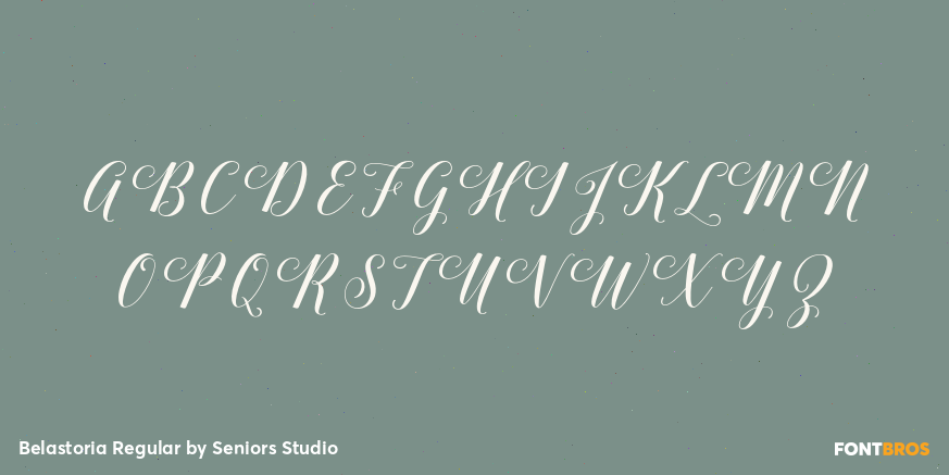 Belastoria Regular Font Poster #2