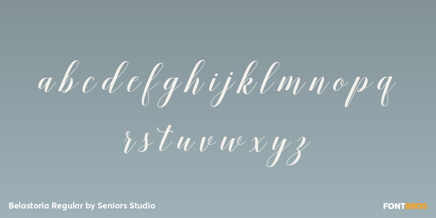 Belastoria Regular Font Poster #3